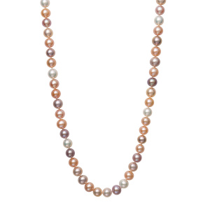 Multicolor Freshwater Pearl Necklace - AA Quality Photo