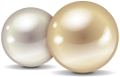 Golden and White South Sea Pearls